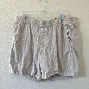 Abercrombie & Fitch Mens Stretch Beige Casual Drawstring Shorts 2Xl